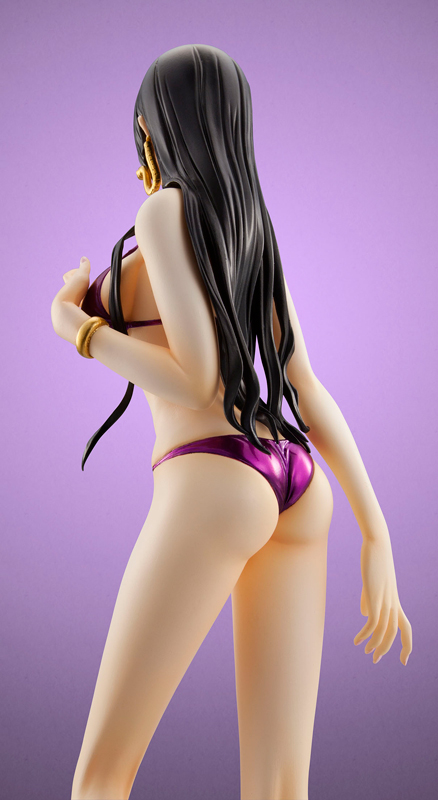 Boa Hancock Portrait Of Pirates Limited Edition Purple Swimsuit Megahouse Figurine One Piece 