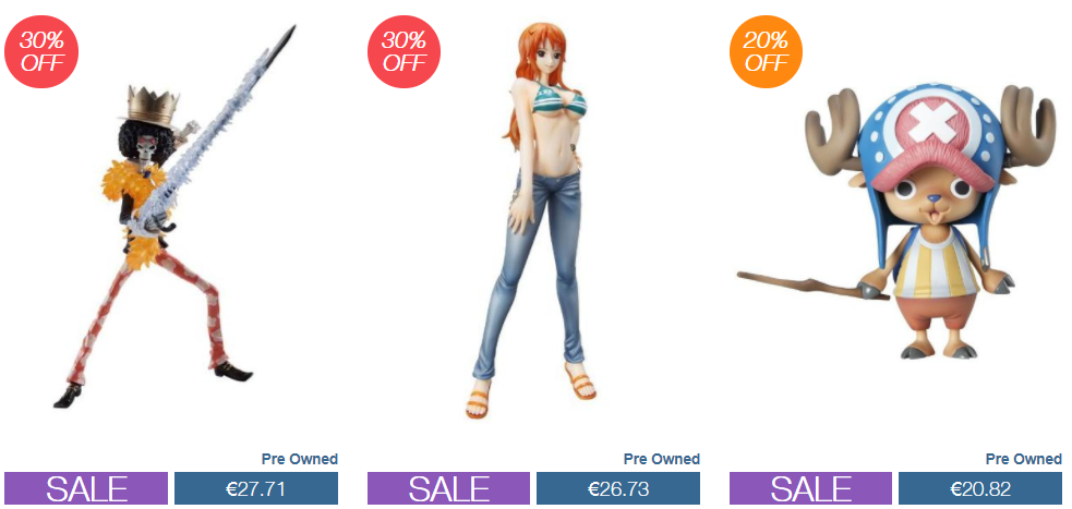 Soldes Figurines One Piece chez Solaris Japan : POP pas cher !