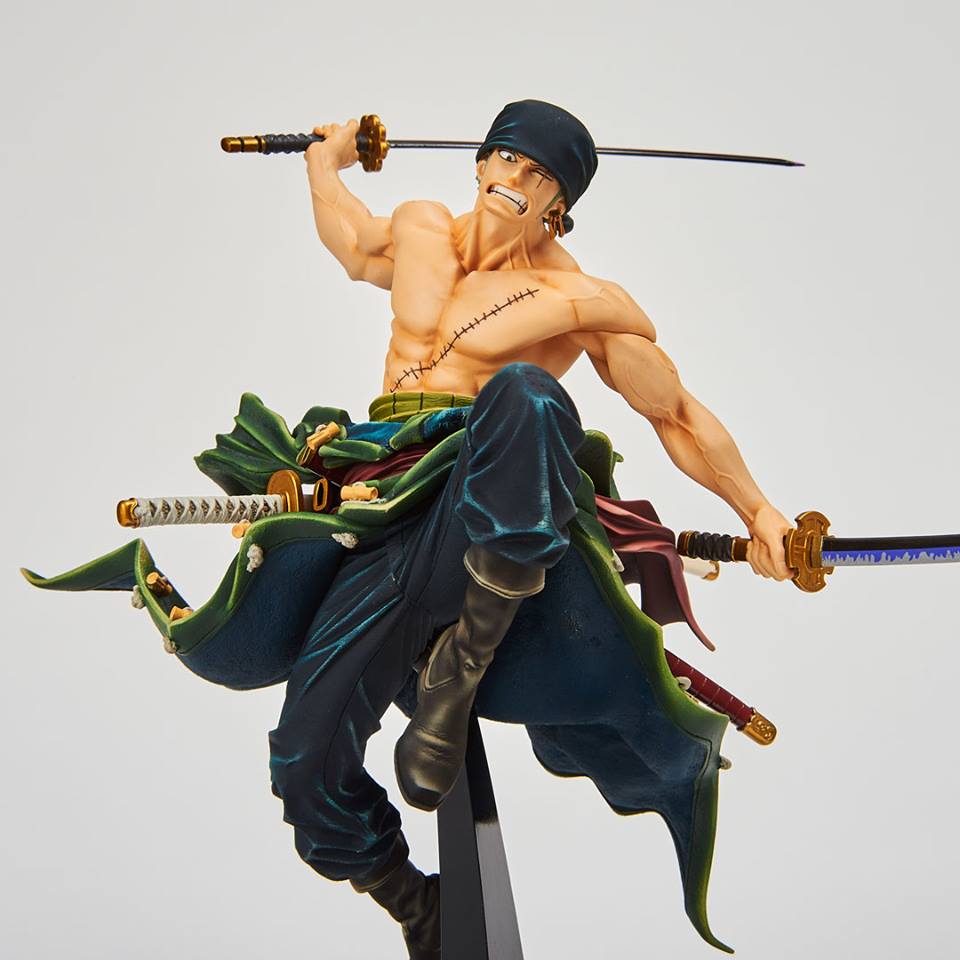 Zoro - Sculture - Zoukeiou Choujoukessen World - Banpresto - Figurine ...