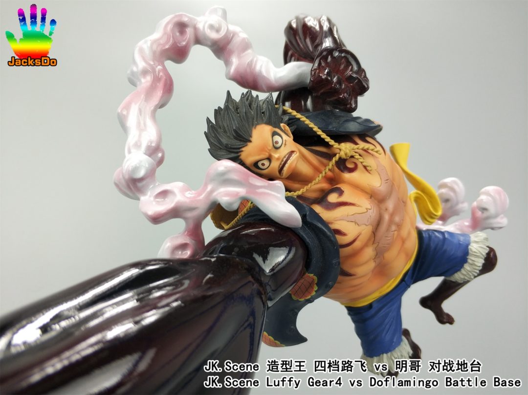 Luffy vs Doflamingo Battle Base Accessoire JacksDo Résine