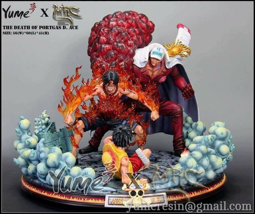 ace and luffy figure