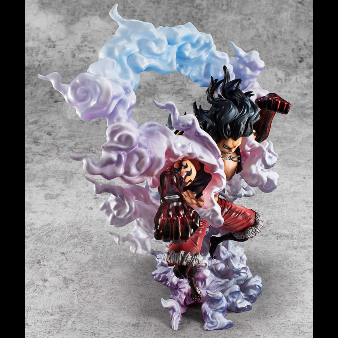 Figurine One Piece Portrait Of Pirates SA-MAXIMUM Luffy Gear 4 Boundman Ver.2 - MegaHouse, Neuve Sous Blister