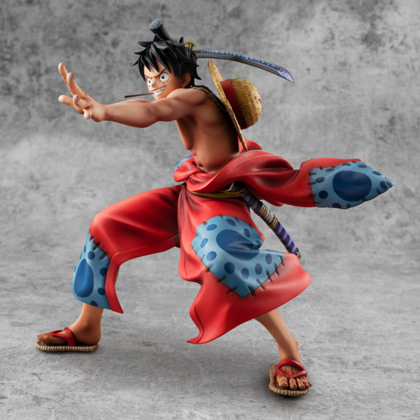 figurine one piece portrait of pirates luffy wa no kuni